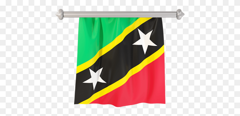 455x347 Saint Kitts And Nevis Flag Emoji, Symbol, American Flag, Screen HD PNG Download