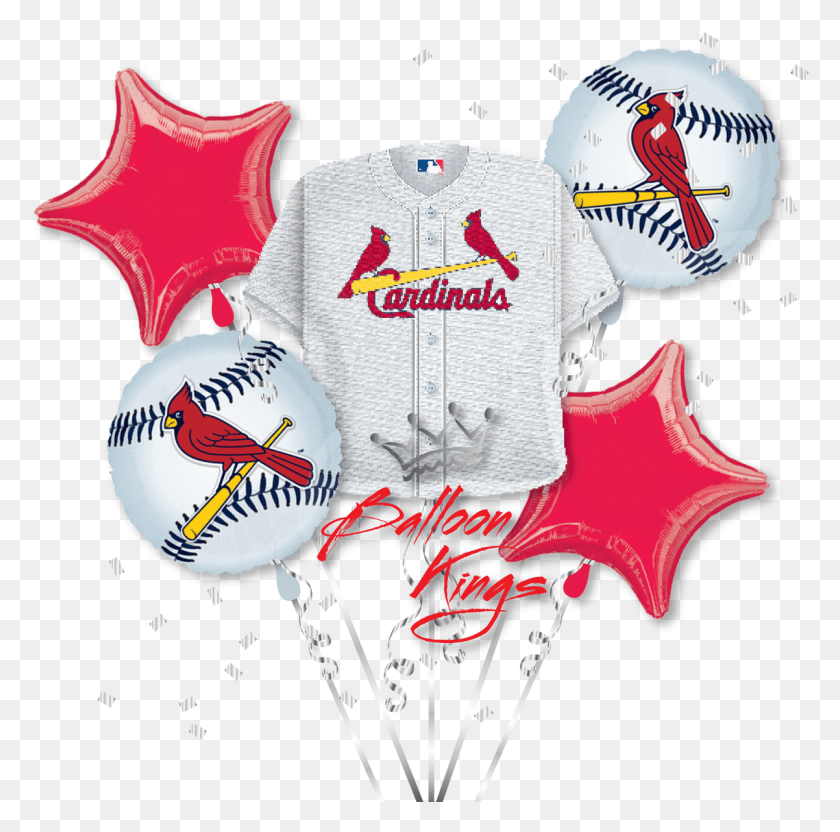1202x1190 Saint Louis Cardinals Bouquet Dodger Birthday Balloons, Ball, Balloon, Inflatable HD PNG Download
