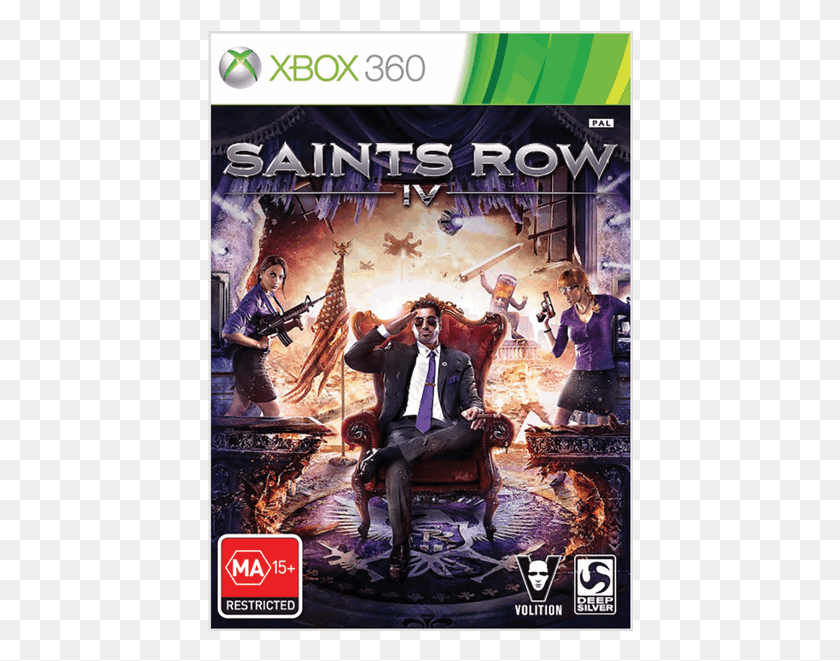 426x601 Saint Row 4 Xbox, Poster, Advertisement, Person HD PNG Download