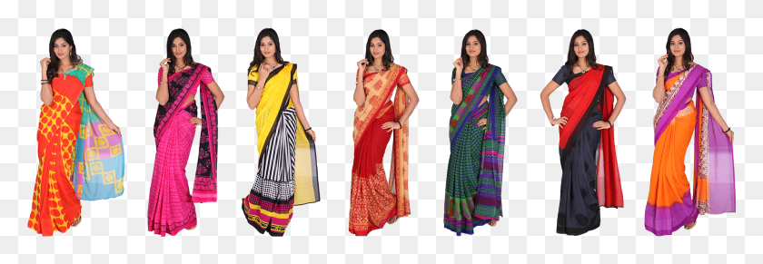 2075x615 Saira 7 Georgette Saree Collections Silk, Clothing, Apparel, Sari HD PNG Download