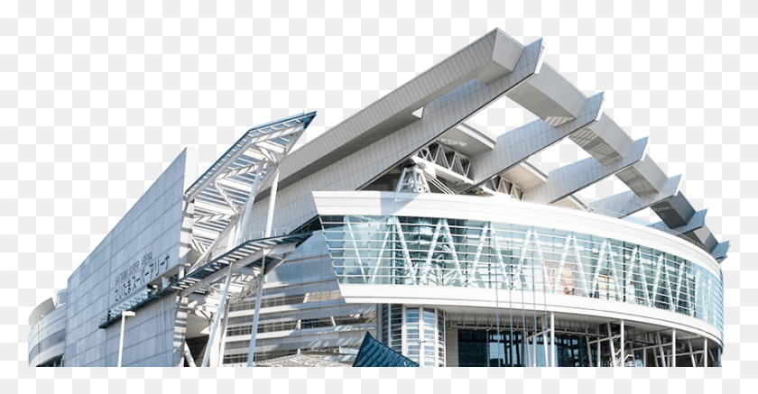 839x406 Saitama Super Arena, Convention Center, Architecture, Building HD PNG Download