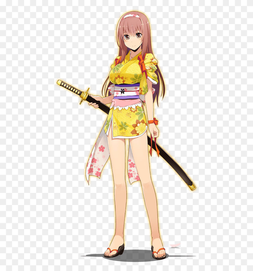 479x839 Sakura Anime Onigiri Birthday December Onigiri Game Female Character, Clothing, Apparel, Robe HD PNG Download