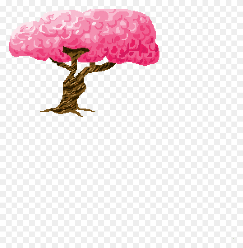 823x841 Иллюстрация Дерева Сакуры, Растение, Лампа, Цветок Hd Png Скачать