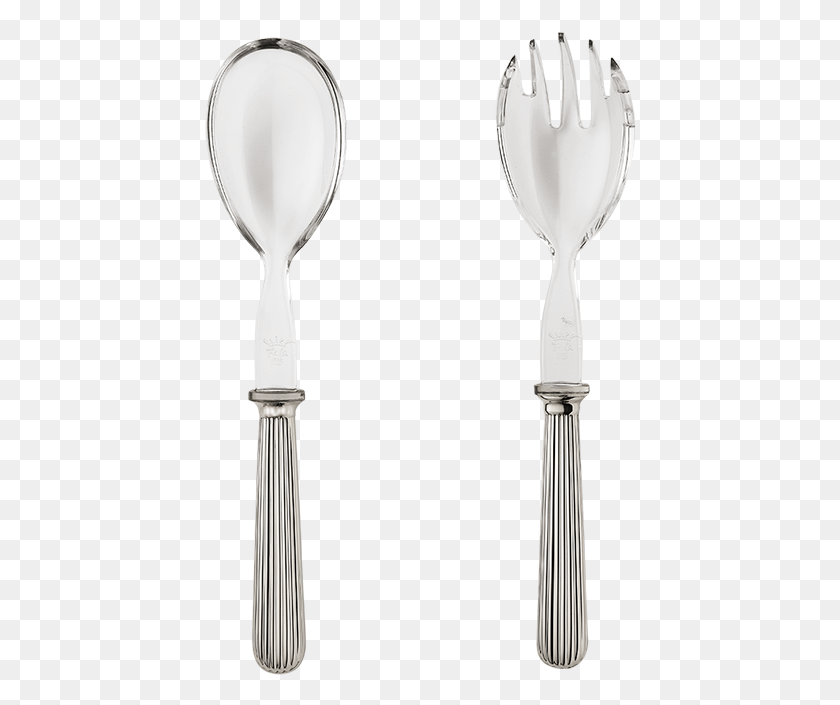 431x645 Salad Fork And Spoon Athena Spoon, Cutlery, Glass, Goblet HD PNG Download