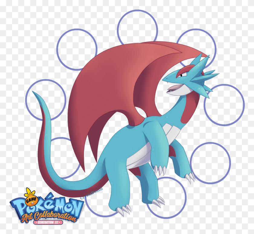 931x854 Salamence In Our Pokemon Generation Iii Art Tribute Illustration, Dragon, Animal, Dynamite HD PNG Download