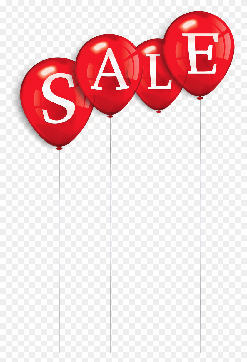 3884x5842 Sale Clipart Transparent Balloon, Text, Sweets, Food HD PNG Download
