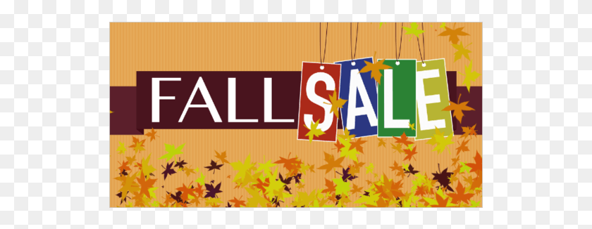 531x266 Sale Tags Leaves Fall Sale Banner, Leaf, Plant, Text HD PNG Download