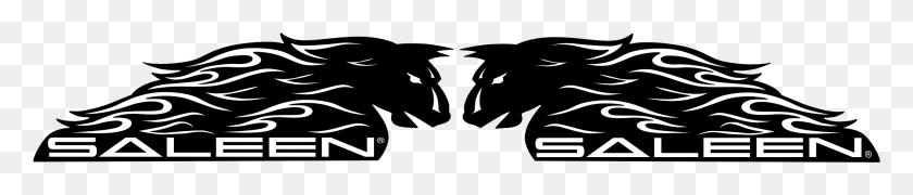 2191x339 Saleen Mustang Logo Transparent Saleen Logo Vector, Stencil HD PNG Download