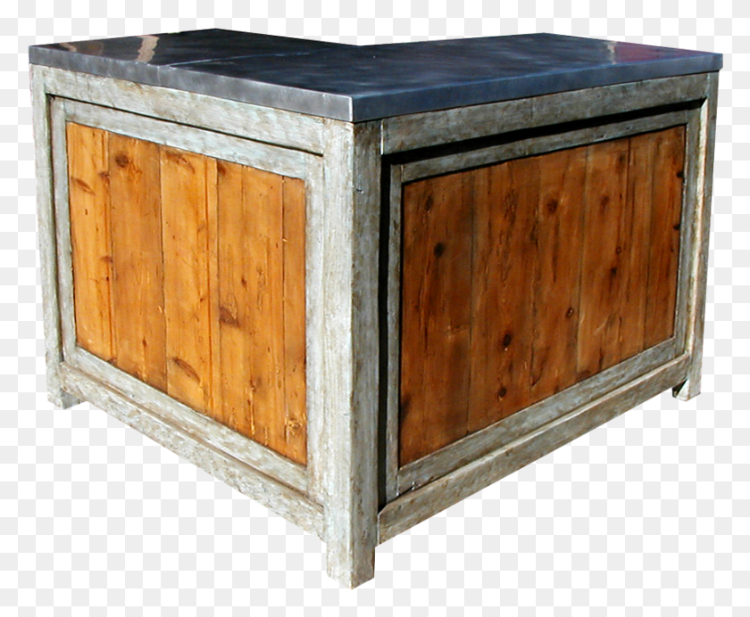 854x692 Sales Counter L Storage Chest, Furniture, Sideboard, Kitchen Island HD PNG Download