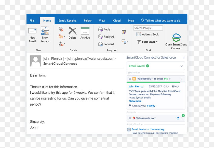 683x523 Salesforce Outlook Plugin, File, Menu, Text HD PNG Download