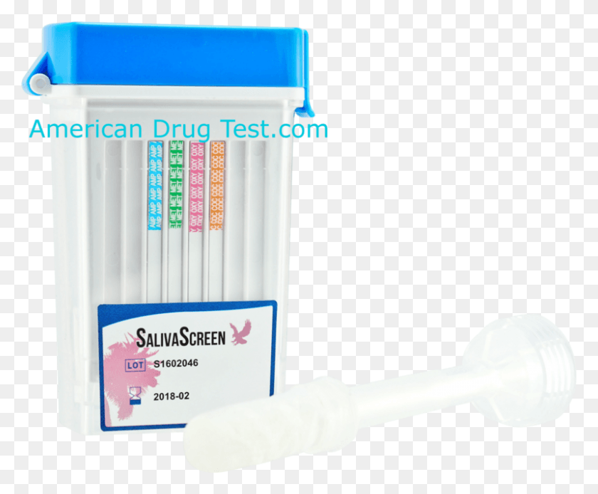800x651 Salivascan Oral Saliva Drug Test 6 Panel Flip Top Cube Drug Test, First Aid, Bandage, Injection HD PNG Download