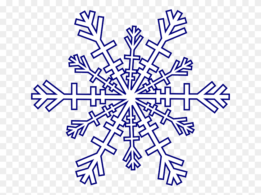 640x567 Salju Vektor, Snowflake, Pattern HD PNG Download