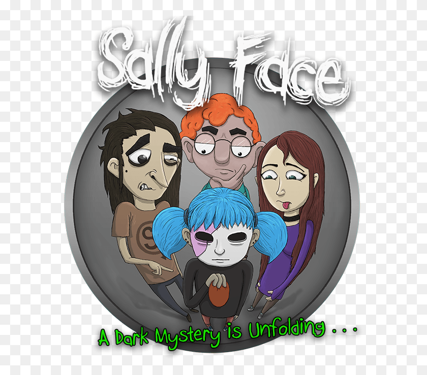 591x679 Sally Face Sally Face Episode, Comics, Book, Poster HD PNG Download