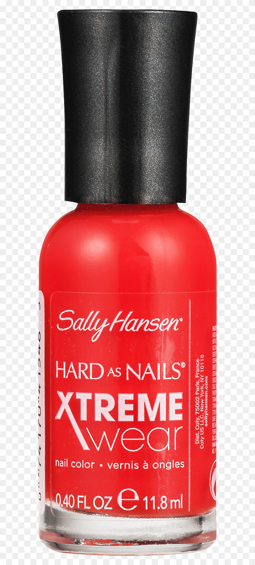 589x1800 Sally Hansen Hard As Nails Xtreme Use Color De Uñas Sally Hansen Xtreme, Botella, Lata, Cerveza Hd Png