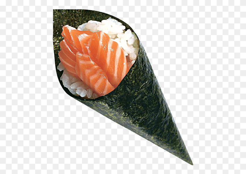 482x535 Salmon Hand Roll, Sushi, Food HD PNG Download