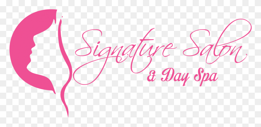 1149x518 Salon And Spa Logo, Text, Calligraphy, Handwriting HD PNG Download