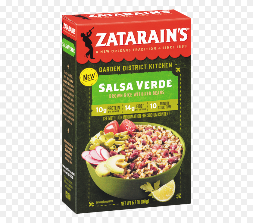 430x680 Salsa Verde With Red Beans Zatarain39s Garden District Kitchen, Plant, Food, Produce HD PNG Download