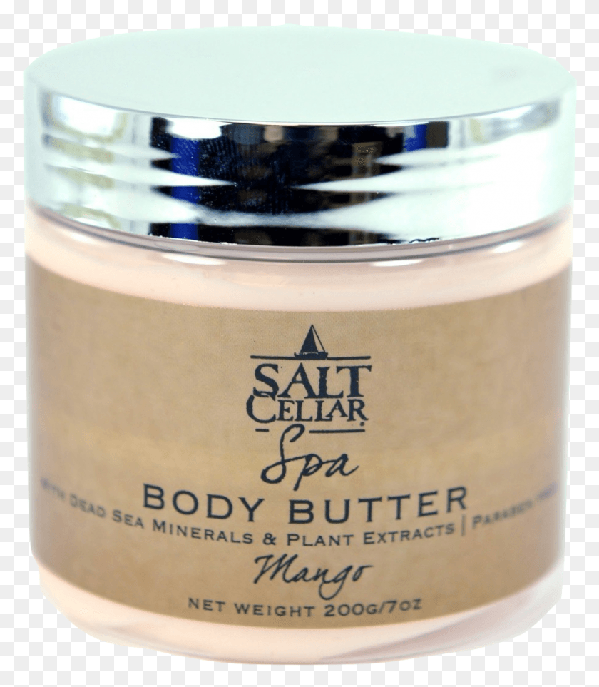 919x1064 Salt Cellar Dead Sea Body Butter 7 Oz Mango Kiwi Cosmetics, Milk, Beverage, Drink HD PNG Download