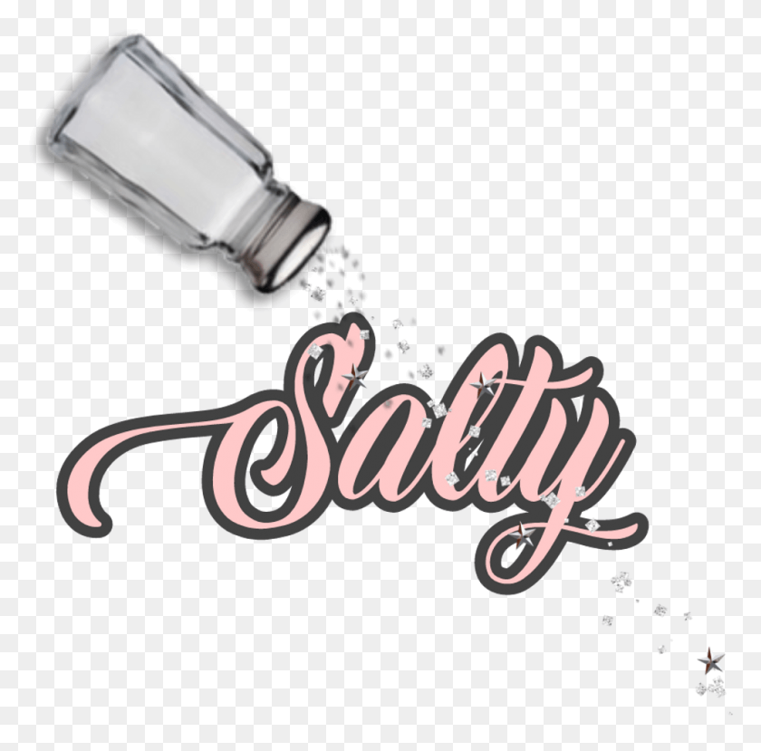 989x976 Salt Salty Quotes Sayings Salt Shaker Transparent Background, Light, Bottle, Smoke Pipe Descargar Hd Png