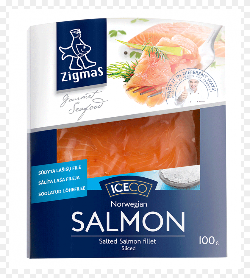 876x982 Salted Salmon Fillet Flyer, Poster, Paper, Advertisement HD PNG Download