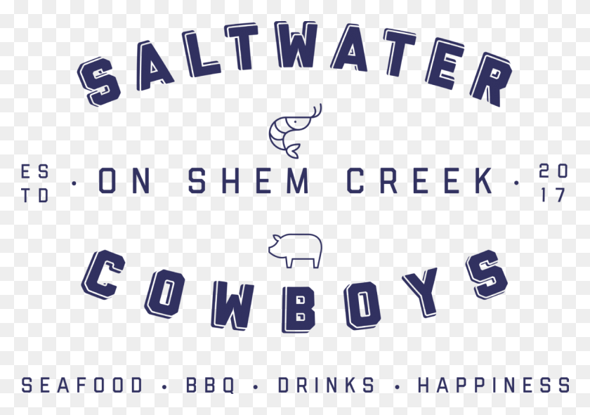 1200x817 Saltwater Cowboys To Host Red White And View Party Saltwater Cowboys Shem Creek, Text, Word, Alphabet HD PNG Download