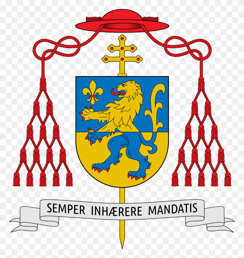 1193x1269 Descargar Png Salvatore Pappalardo Escudo De Armas Cardinal Tobin, Símbolo, Logotipo, Marca Registrada Hd Png