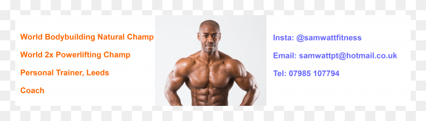 4000x926 Sam Watt Bodybuilding, Person, Human, Fitness HD PNG Download