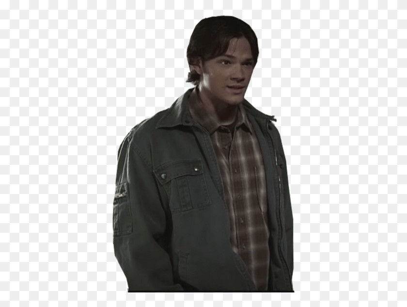 379x573 Sam Winchester Sam Winchester, Clothing, Apparel, Jacket HD PNG Download