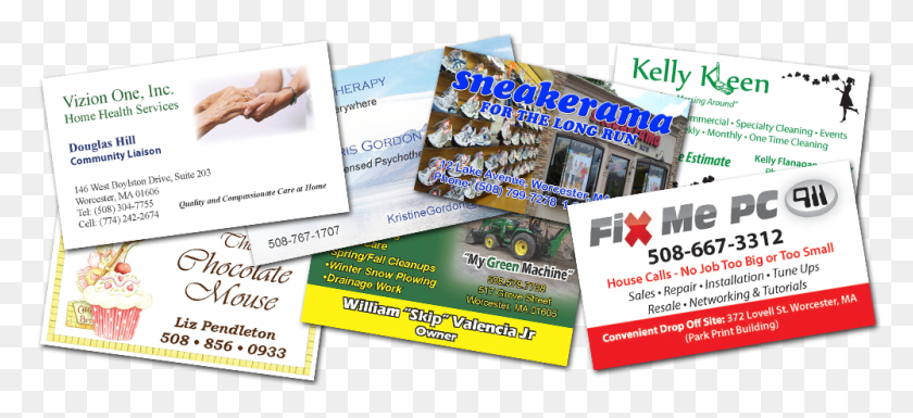 1000x417 Sample Business Card Designs Aide A Domicile, Flyer, Poster, Paper HD PNG Download