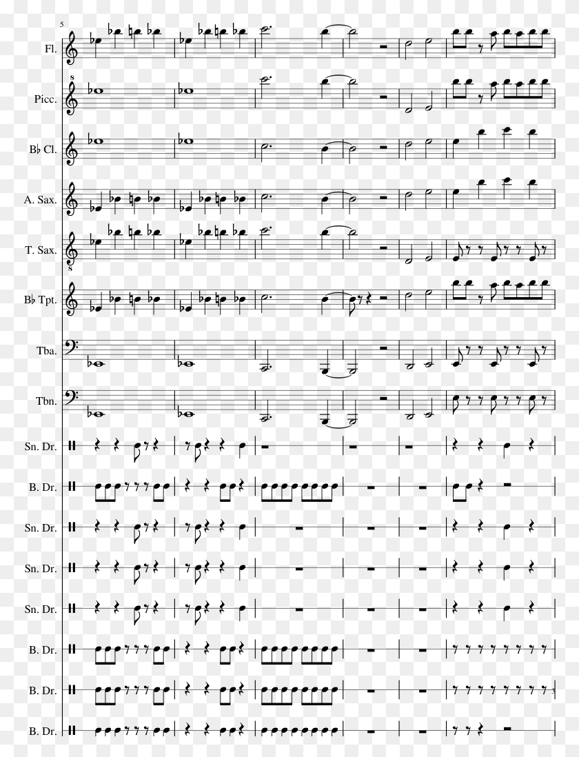 773x1038 Sample Sheet Music 3 Of 5 Pages Love Galore Piano Sheet Music, Gray, World Of Warcraft HD PNG Download