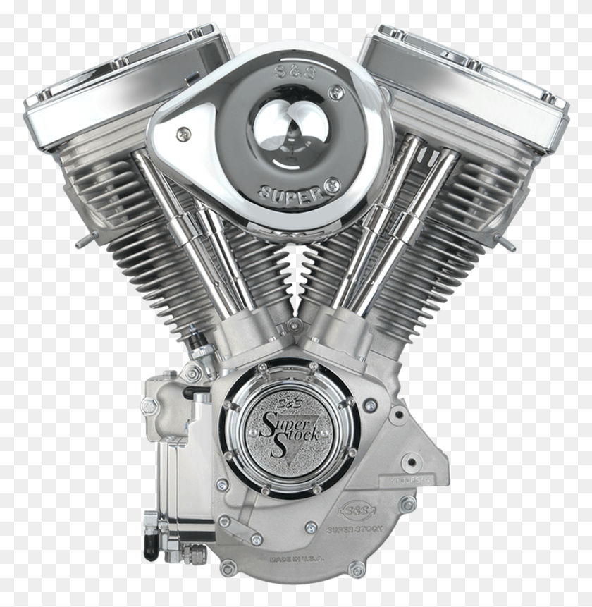 Samps V124 Silver, Engine, Motor, Machine HD PNG Download