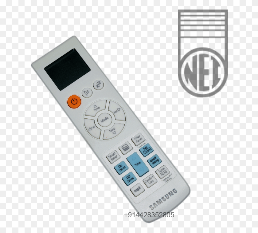 644x698 Samsung Ac Remote Controller, Electronics, Remote Control HD PNG Download
