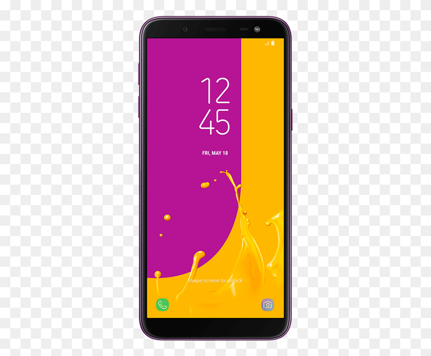 303x634 Descargar Png Samsung Galaxy J6 Samsung J8 Purple, Teléfono Móvil, Electrónica Hd Png