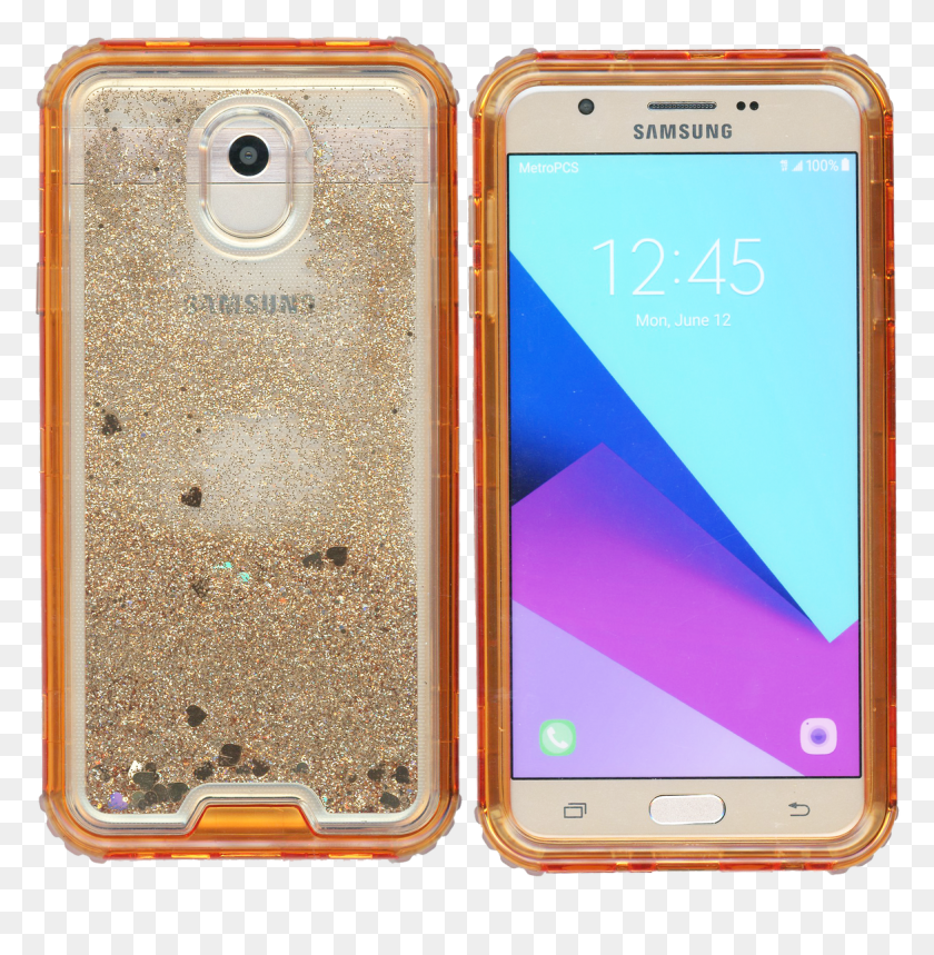 1172x1201 Samsung Galaxy J7 Mm Water Glitter Hybrid Розовое Золото Samsung Galaxy, Мобильный Телефон, Телефон, Электроника Hd Png Скачать