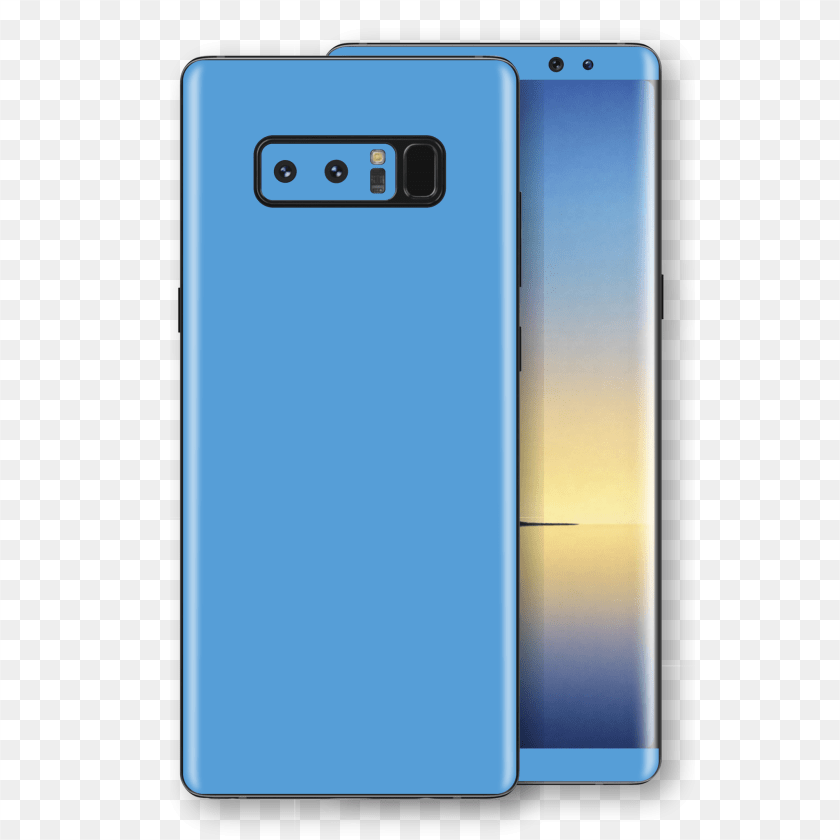 2048x2048 Samsung Galaxy Note 8 Glossy Sky Blue Skin Decal Metallic Copper Note, Electronics, Mobile Phone, Phone PNG