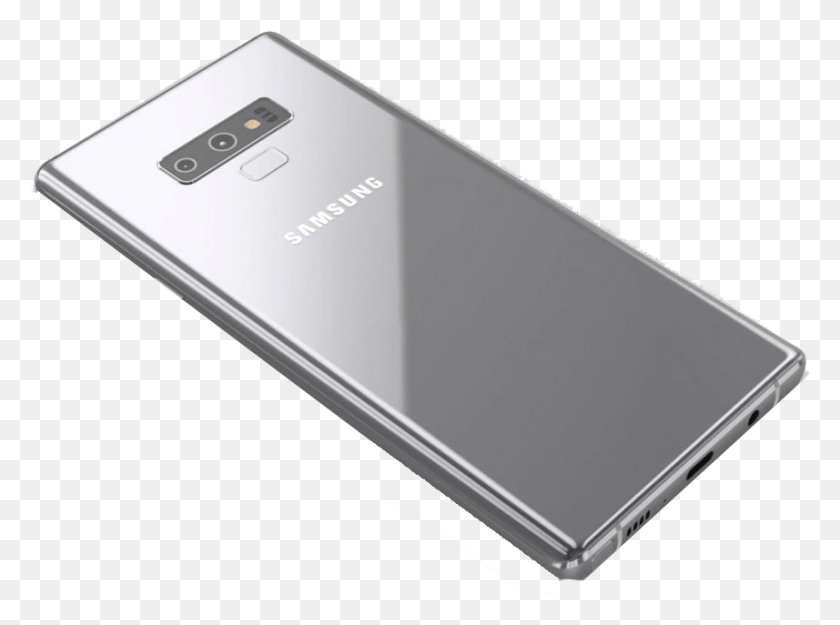 857x621 Samsung Galaxy Note 9 Silver Note 9 Transparent, Phone, Electronics, Mobile Phone HD PNG Download