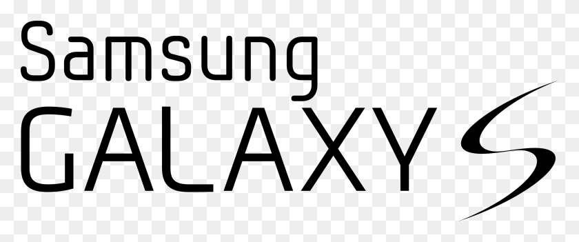 2400x897 Descargar Png Samsung Galaxy S Logo Transparente Samsung Galaxy, Gris, World Of Warcraft Hd Png