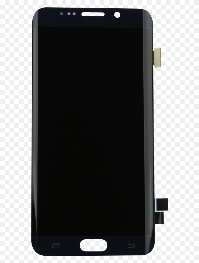 580x1052 Descargar Png Samsung Galaxy S6 Edge Black Sapphire Display Assembly Electronics, Teléfono Móvil, Teléfono, Teléfono Celular Hd Png