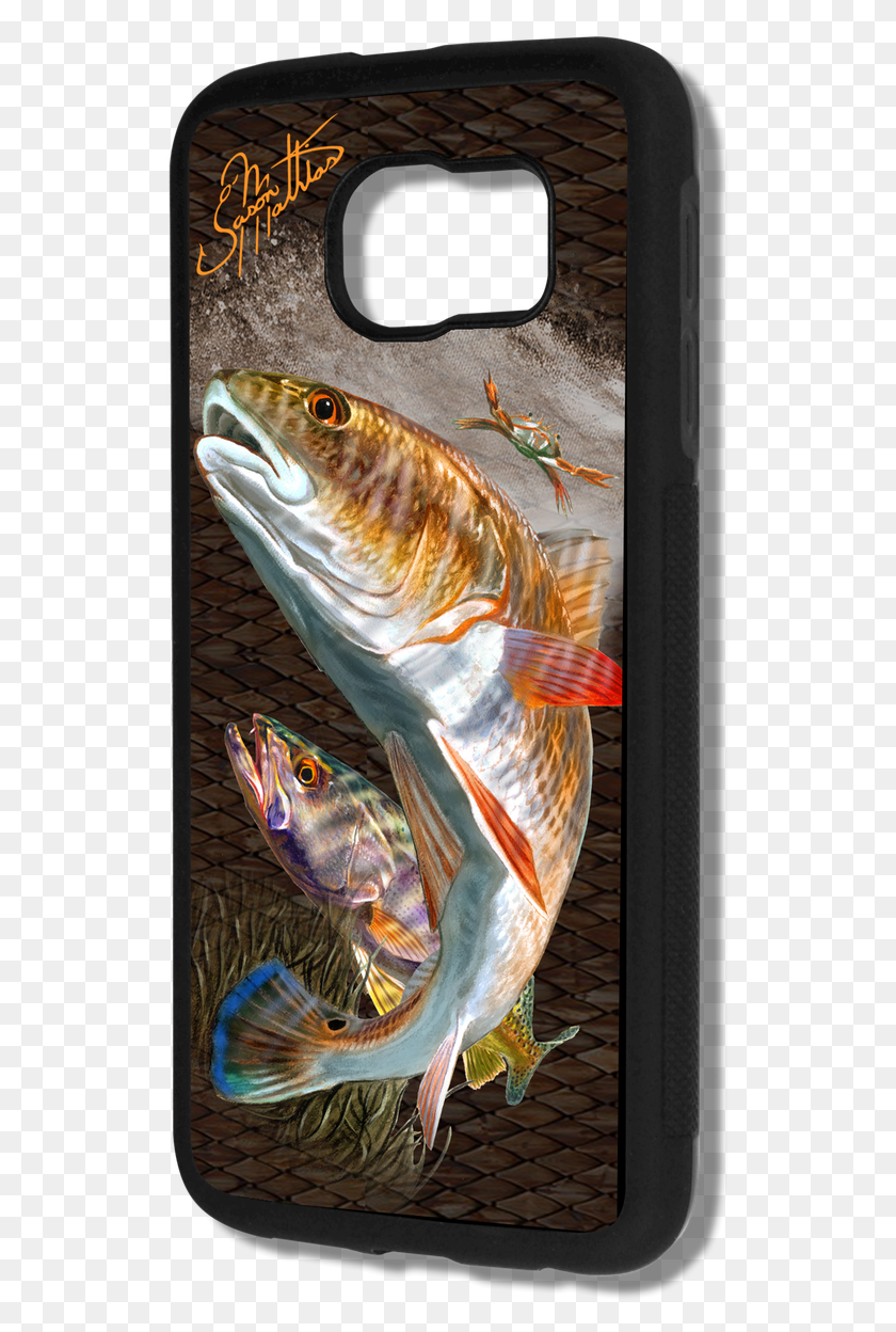 529x1188 Descargar Png Samsung Galaxy S6 Fine Art Phone Case Por Artista Jason Iphone, Pez, Animal, Carpa Hd Png