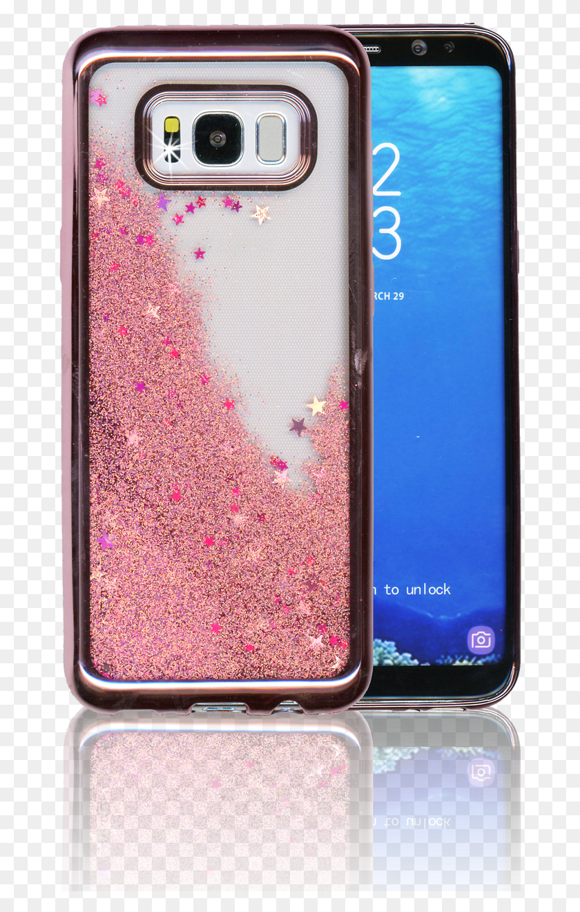 674x1260 Samsung Galaxy S8 Plus Mm Electroplated Water Glitter Smartphone, Mobile Phone, Phone, Electronics HD PNG Download