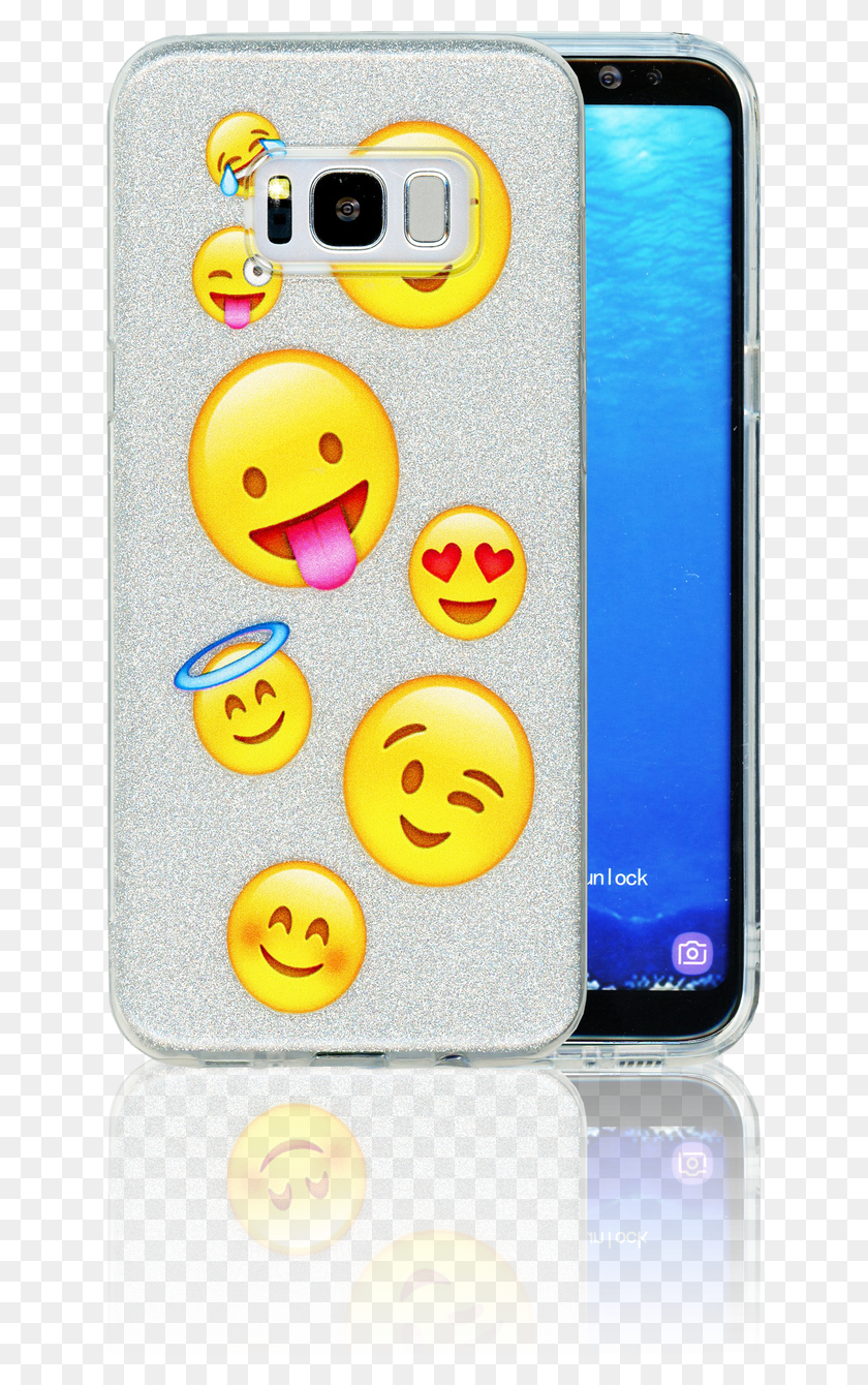 633x1280 Samsung Galaxy S8 Plus Mm Emoji Glitter Hybrid Emoji, Мобильный Телефон, Телефон, Электроника Png Скачать