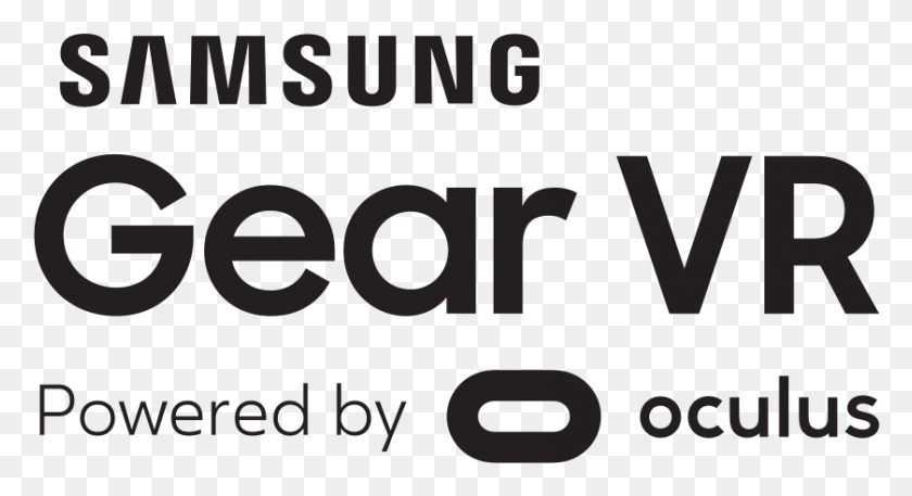 839x428 Descargar Png Samsung Gear Vr Powered By Oculus Gear Vr, Texto, Alfabeto, Word Hd Png
