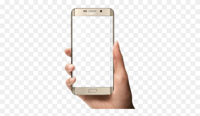 303x431 Descargar Png Samsung Mobile Phone Clipart Frame Mobile Frame En Mano, Teléfono, Electrónica, Teléfono Celular Hd Png