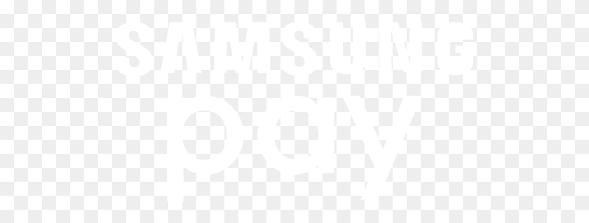 513x259 Официальный Логотип Samsung Pay Для Мобильных Платежей Логотип Джонса Хопкинса Белый, Текст, Слово, Алфавит Hd Png Скачать