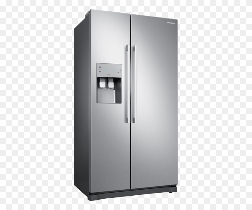 349x641 Samsung Rs3000 Rs50n3513sl American Fridge Freezer Samsung American Style Fridge Freezer, Appliance, Refrigerator HD PNG Download