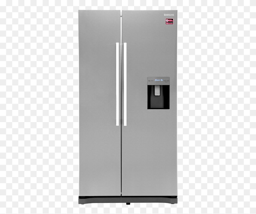 331x641 Samsung Rs3000 Rs52n3313sl American Fridge Freezer Refrigerator, Appliance, Shower Faucet HD PNG Download