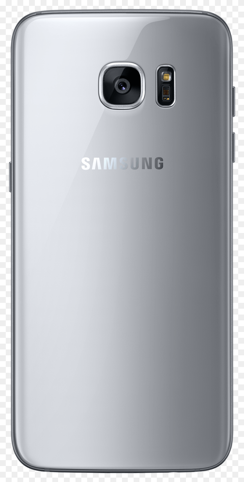 930x1902 Samsung S7 Edge Back Silver Standard Online L Samsung Galaxy S7 Edge Serebristij Titan, Mobile Phone, Phone, Electronics HD PNG Download