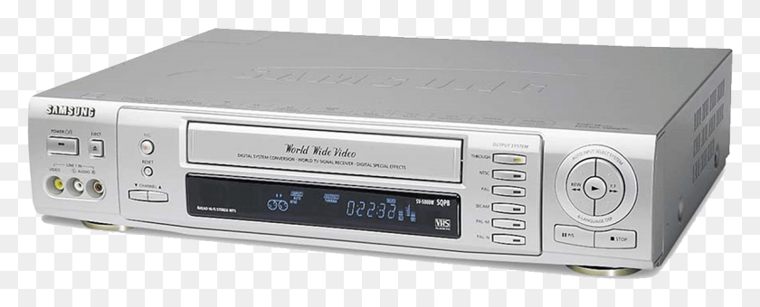1198x431 Samsung Sv 5000w Multi System Converting Vcr, Electronics, Cd Player, Tape Player HD PNG Download