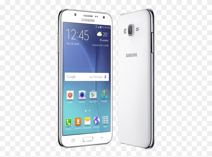 388x563 Samsung J 7 White, Мобильный Телефон, Телефон, Электроника Png Скачать