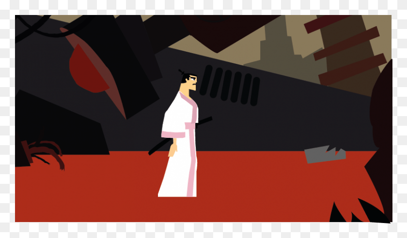 809x449 Samurai Jack Vector Illustration, Red Carpet, Premiere, Fashion HD PNG Download